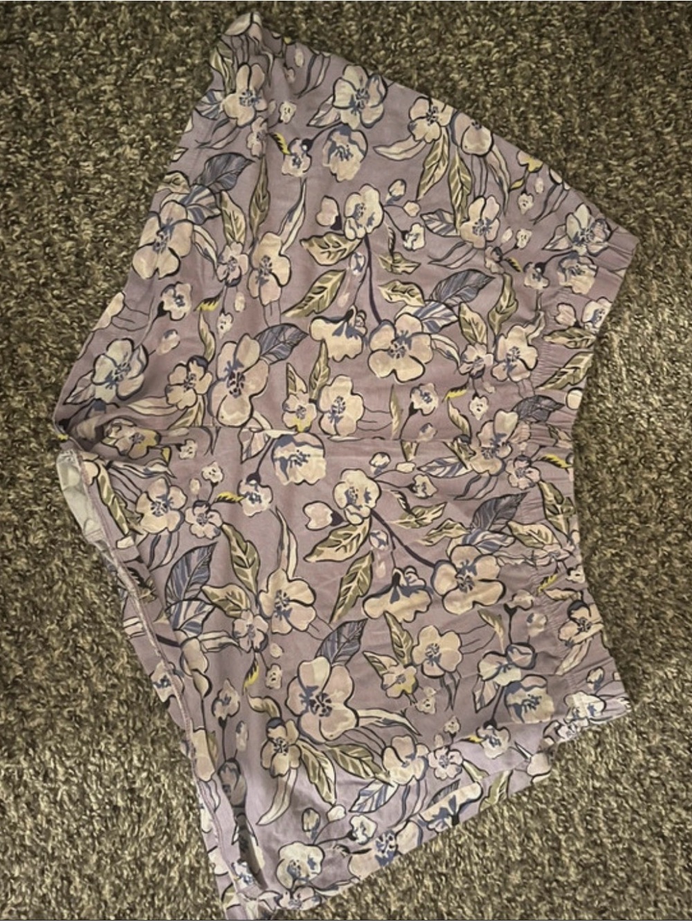 Vera Bradley Lavender Floral High-Waist Women’s Shorts